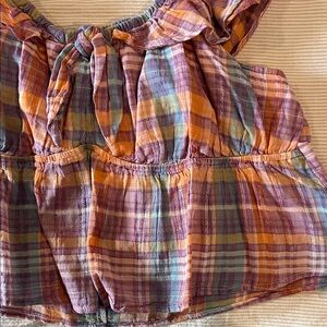 American Eagle Plaid Top